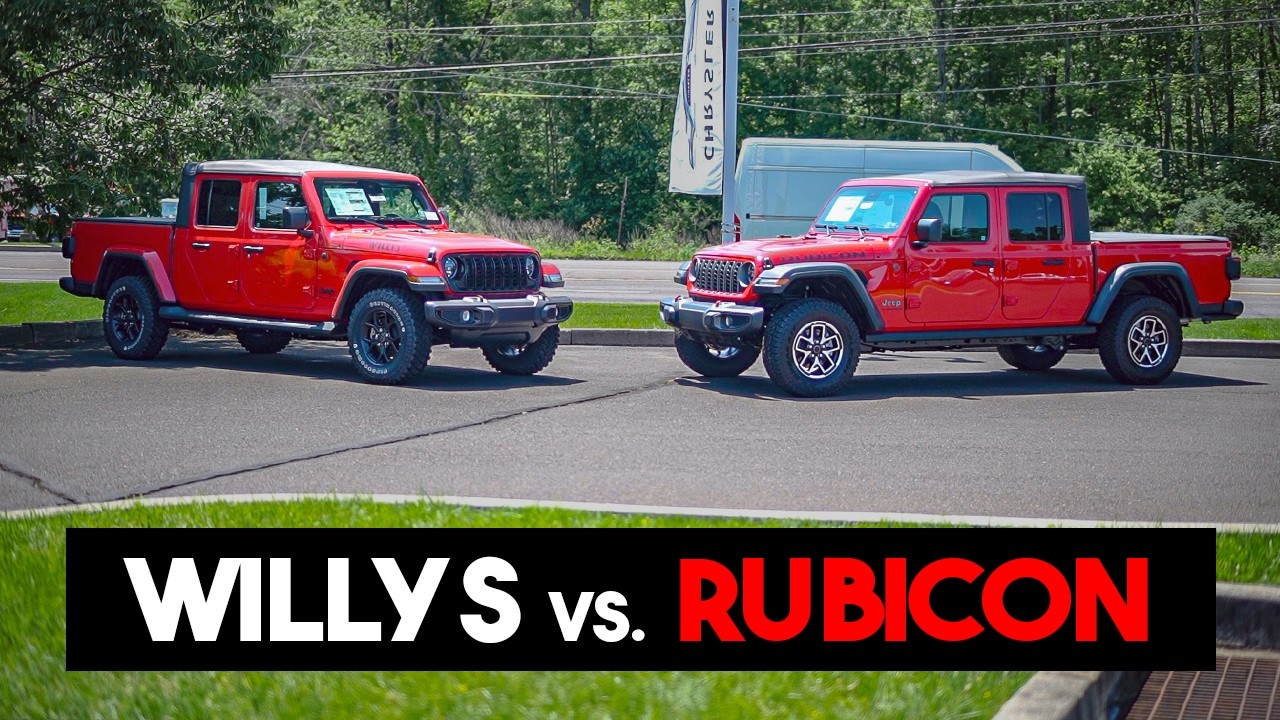 Should you buy a 2025 Jeep Gladiator Rubicon or Willys?