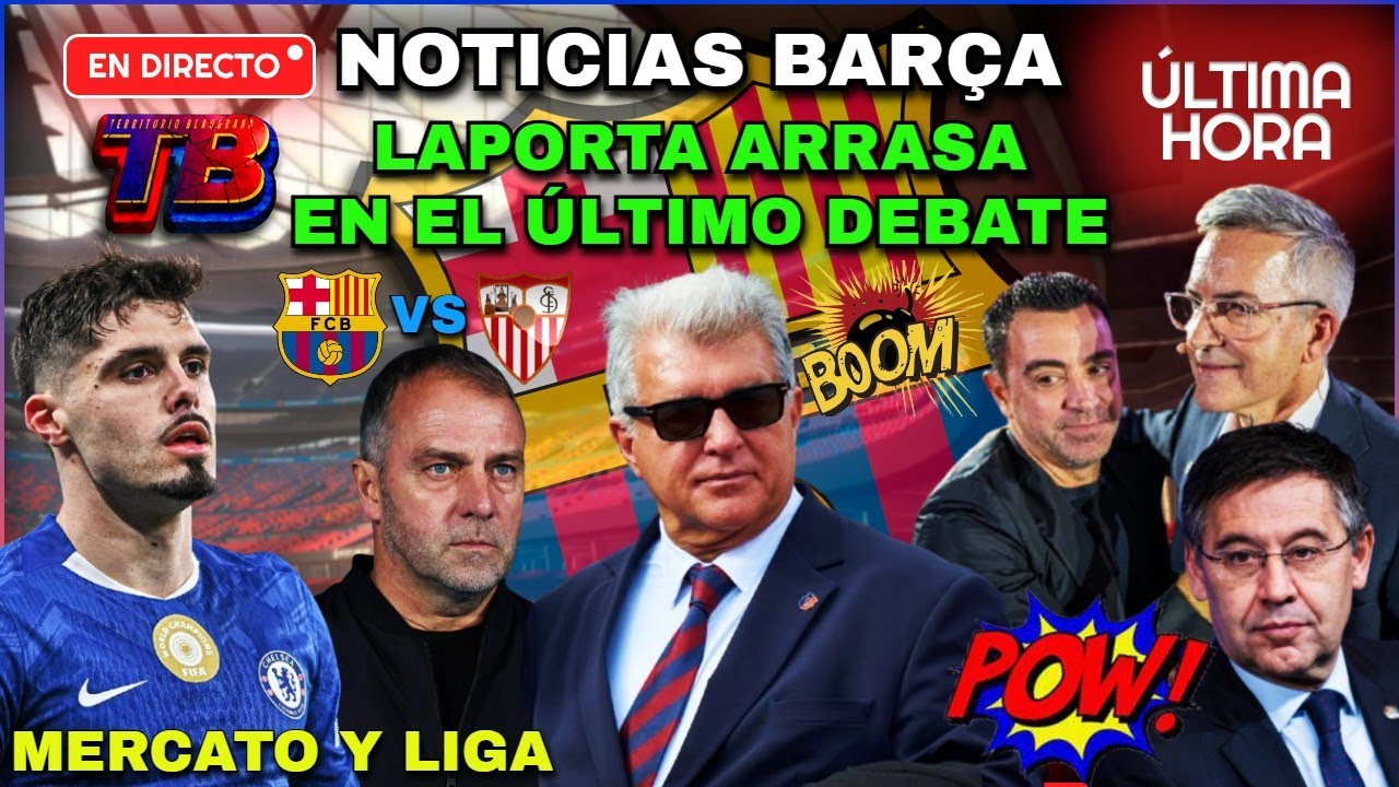 📱 VERTICAL 🚨 LAPORTA HUMILLA a FONT en TV3  😱  ¡DEBATE CALIENTE antes del BARÇA-SEVILLA! 🔥 MERCATO