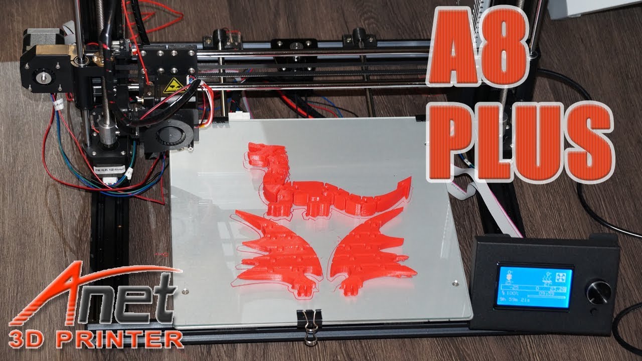 Как печатает Anet A8 plus 3d принтер – тесты печати