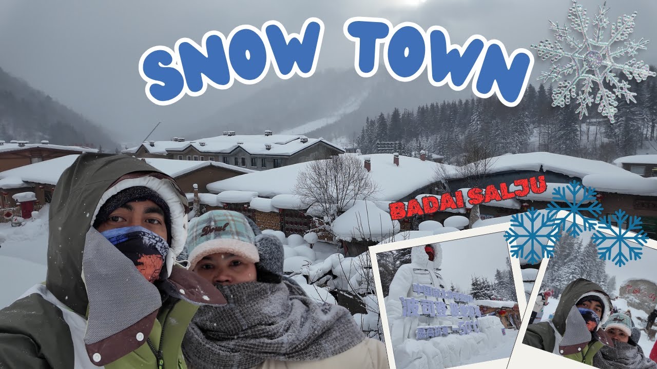 [4k] “Suhu -20°C 🥶🥶🥶🇨🇳 & Salju Super Tebal! Pagi Mencekam di Snow Town”❄️❄️❄️