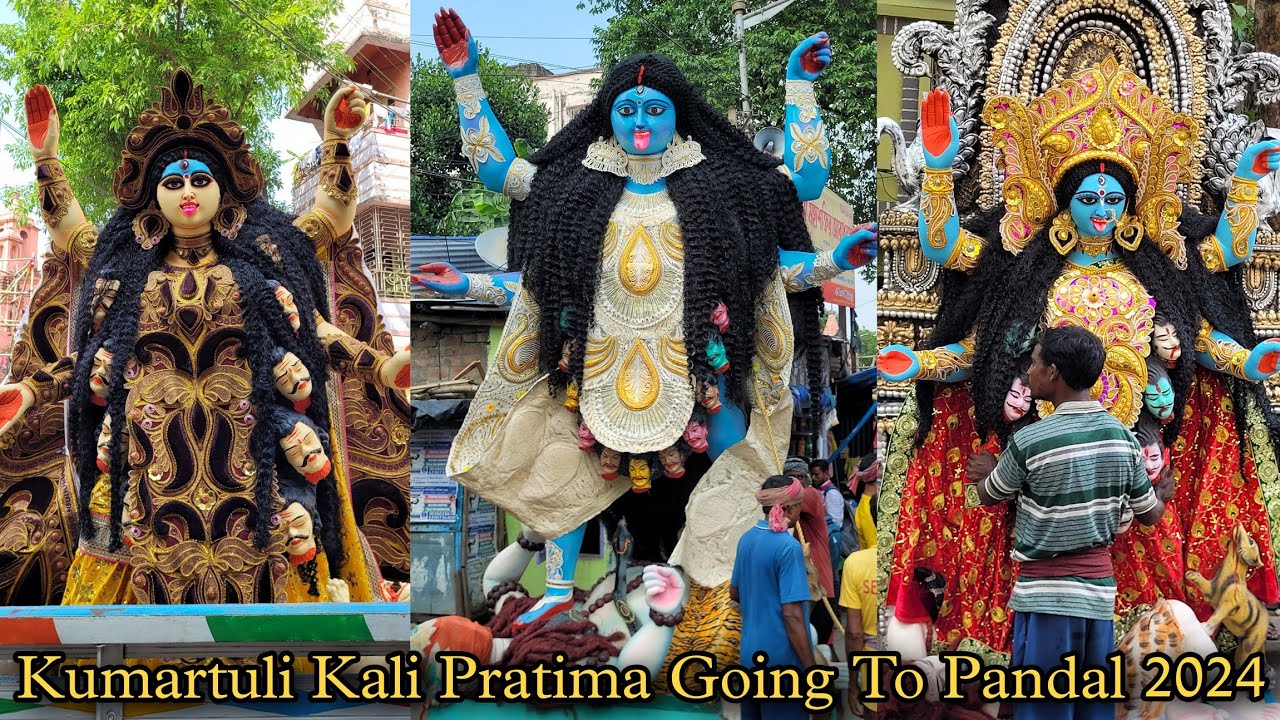 Maa Kali Pratima Going To Pandal From Kumartuli 2024 | Kolkata | Kali Puja 2024