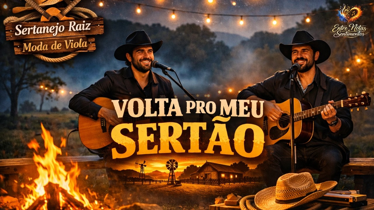 Volta Pro Meu Sertão - Sertanejo Raiz - Moda de Viola estilo Chitãozinho & Xororó