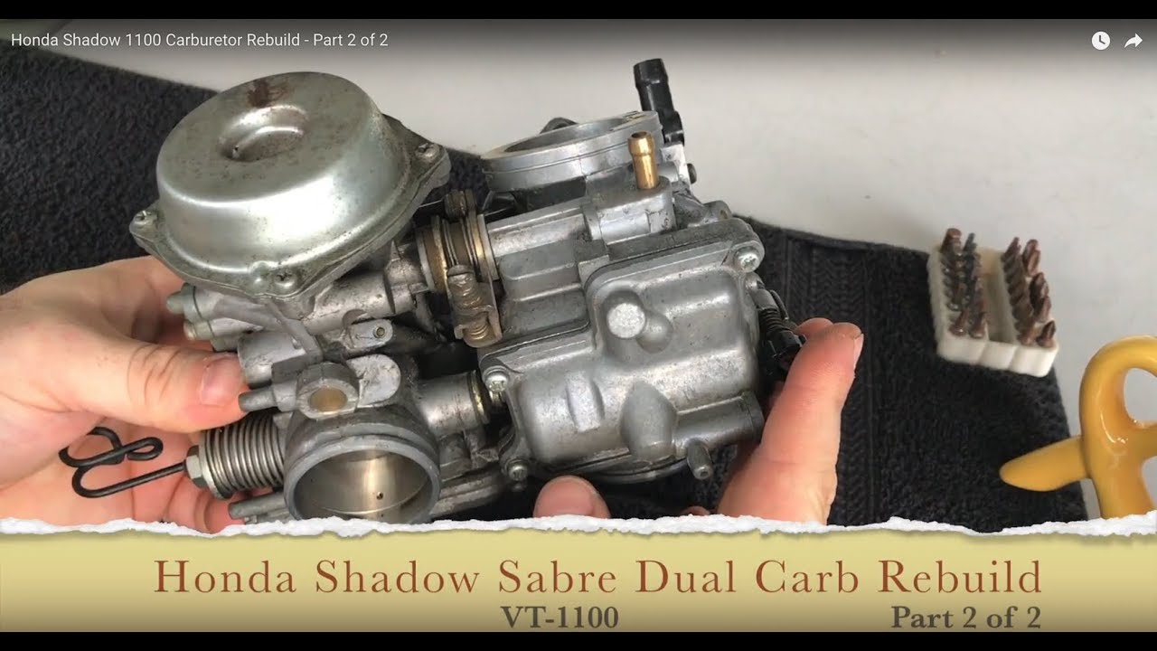Ремонт карбюратора Honda Shadow VT1100 — часть 2 из 2