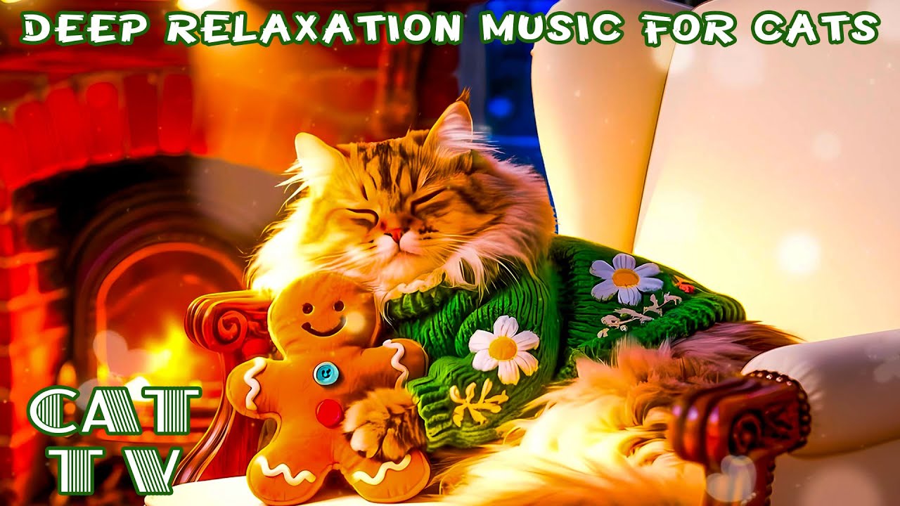 8 часов успокаивающей музыки для кошек 🐈 Музыка для кошек, испытывающих стресс ♬ Расслабляющая музы