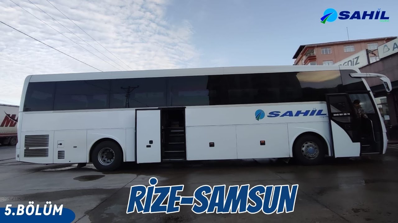 #146 ( 5 ) Sahil Seyahat | Rize - Samsun | Otobüs Yolculuğu 5.Bölüm | Bus Travel Türkiye
