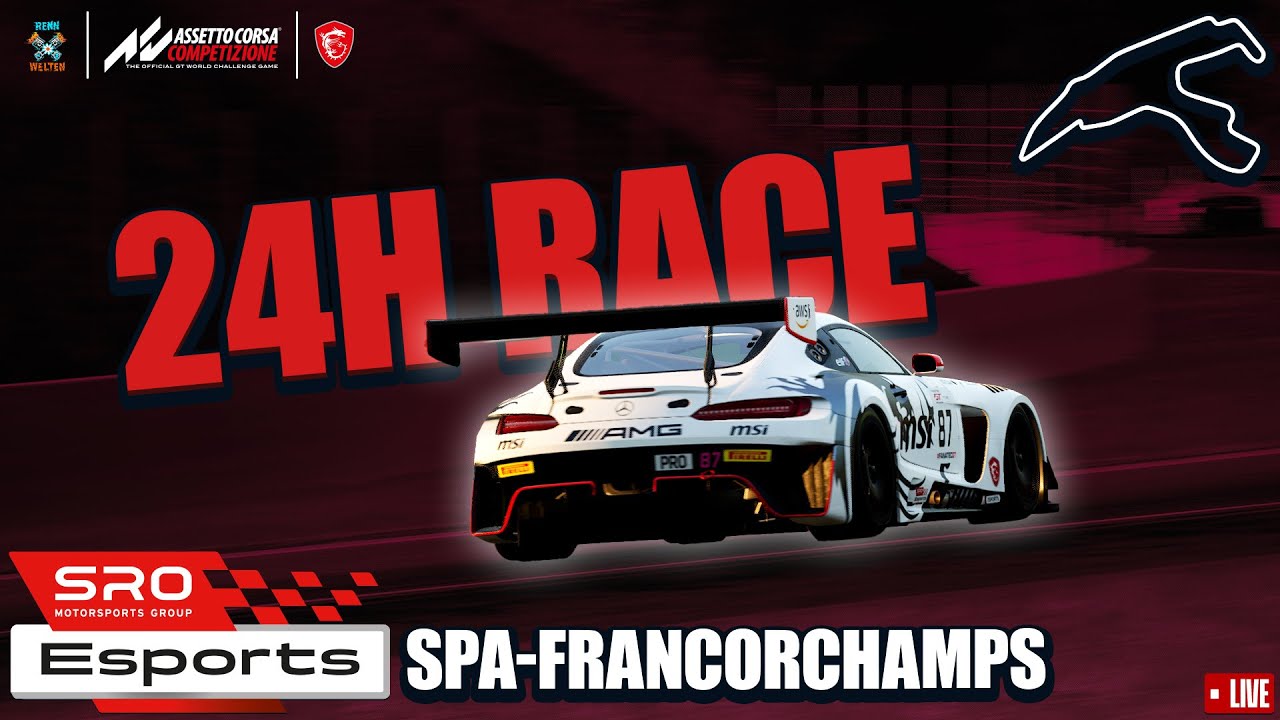Starting with Nightshift | 24h Spa | Part 1 | SRO ESPORTS 2024