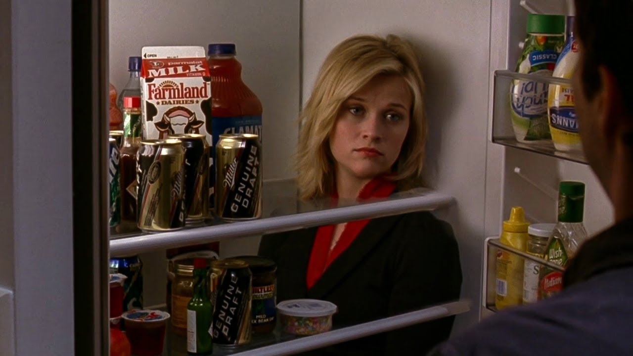 The ghost of a girl has taken up residence in a bachelor's fridge and won't let him drink.