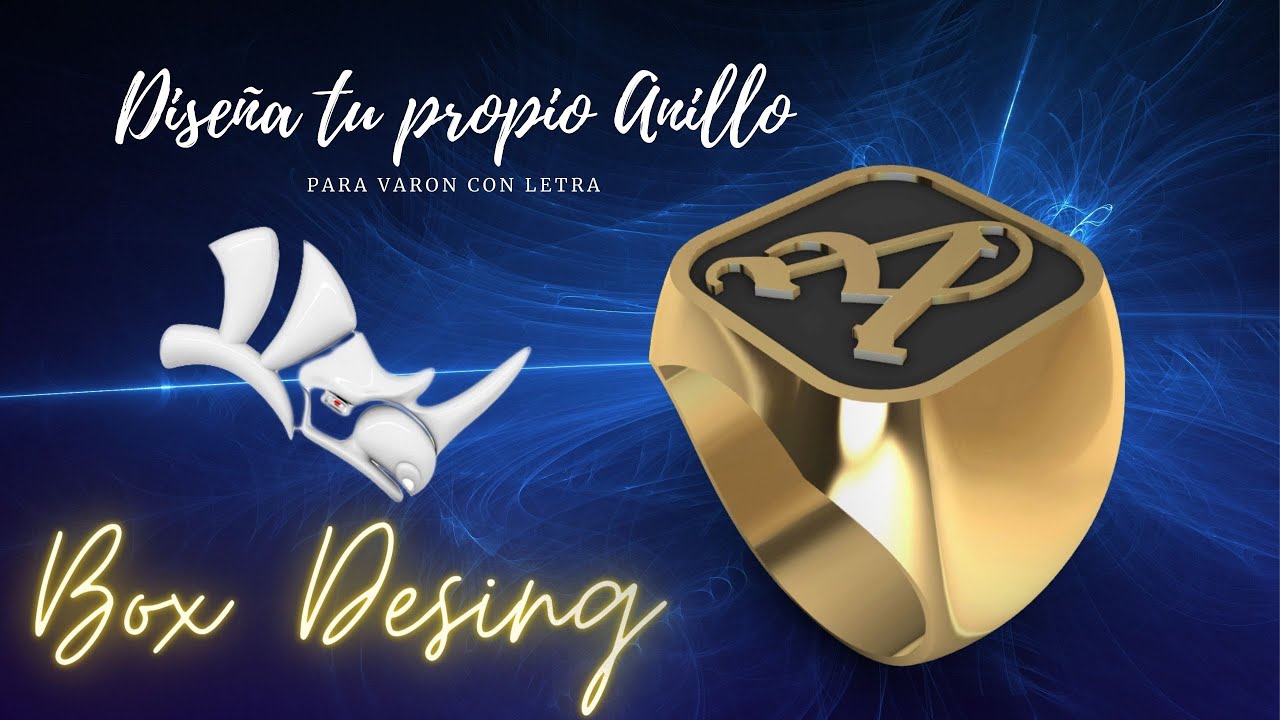 💎Anillo para varón💎..... Crea tu propio anillo personalizado con Rhinoceros - Tutorial detallado