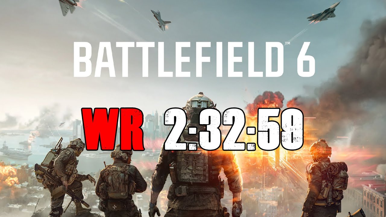 Battlefield 6 Any% Speedrun WR 2:32:59