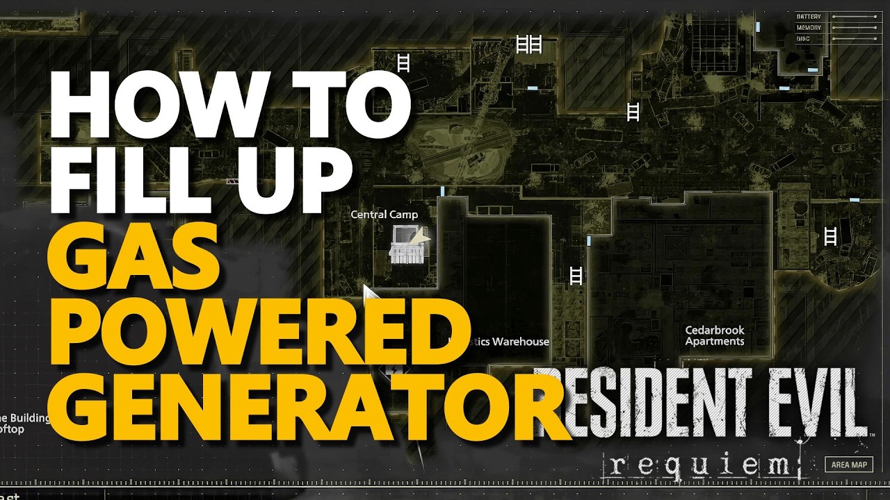 How to fill up Gas Powered Generator Resident Evil Requiem 9