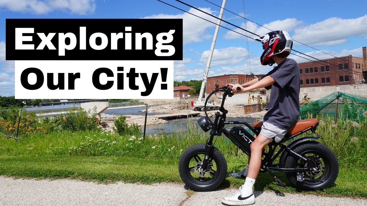 Exploring City On E-Bikes!