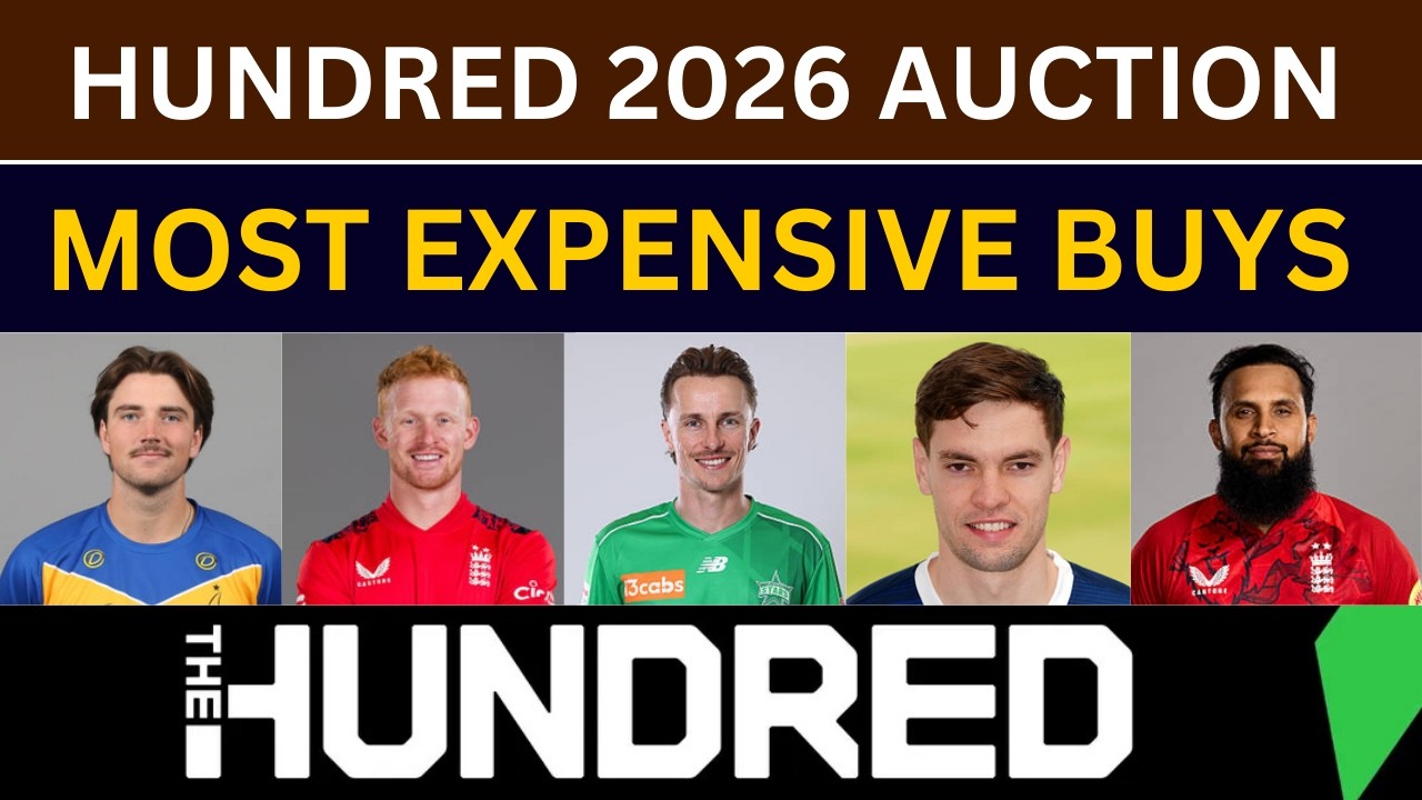 Most Expensive Buys in The Hundred 2026 Auction 💰 | Full List & Prices
