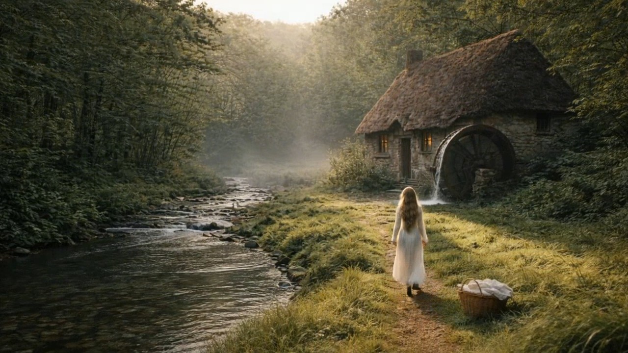 A Calm Afternoon Beside the Old Watermill | Medieval Cottage Core & Ambience (Official Music Video)