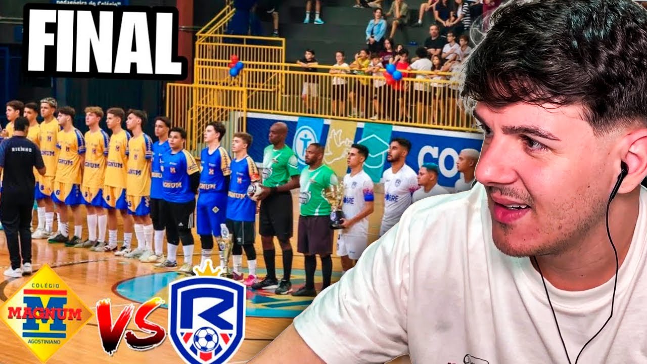 A MAIOR FINAL DE INTERCLASSE RIKINHO FC x COLEGIO MAGNUM - wardi REACT!