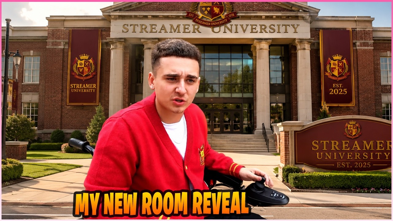 LACY Pulls Up To STREAMER UNIVERSITY & REVEALS HIS NEW DORM ROOM & ROOMMATE!