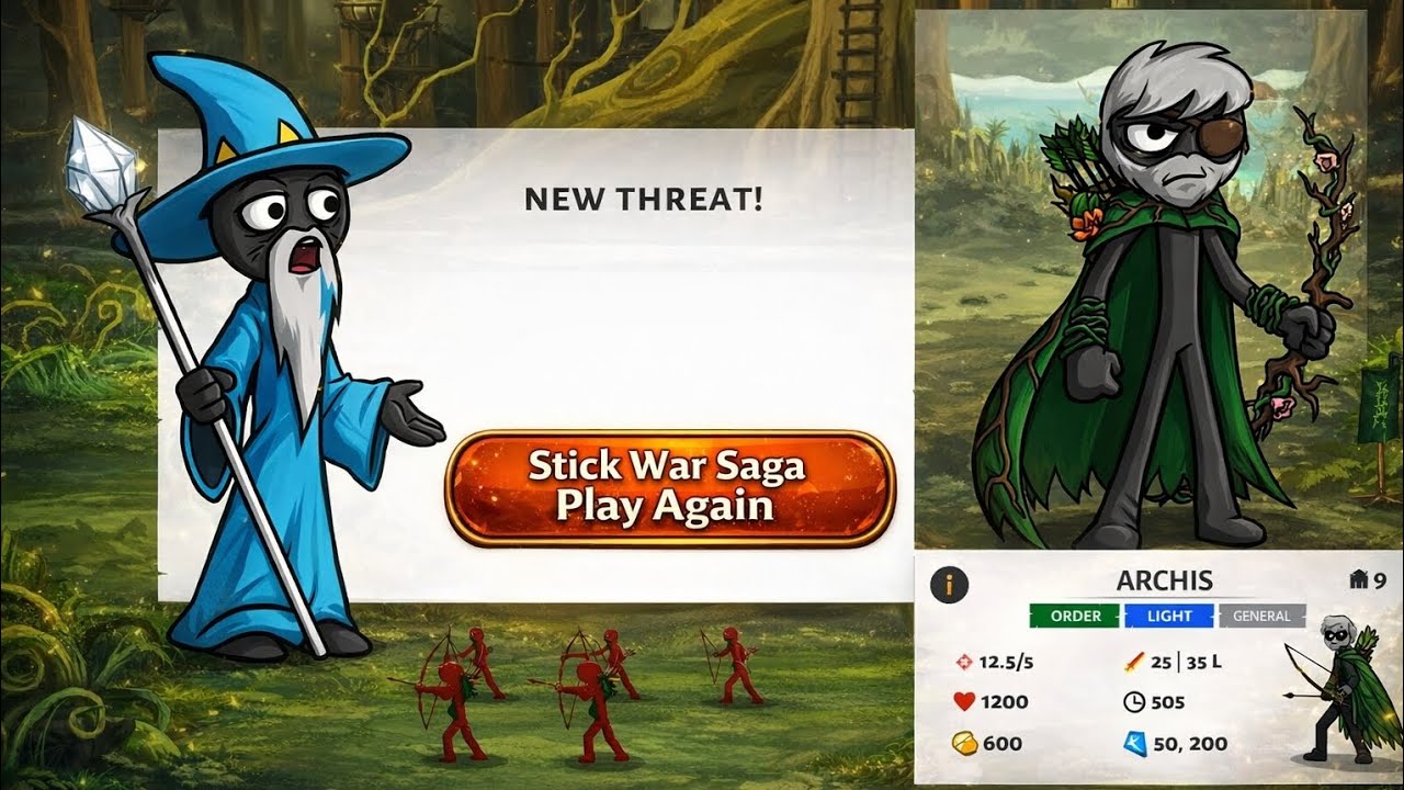 Stick War Saga Play Again ☠️ Archis 😱