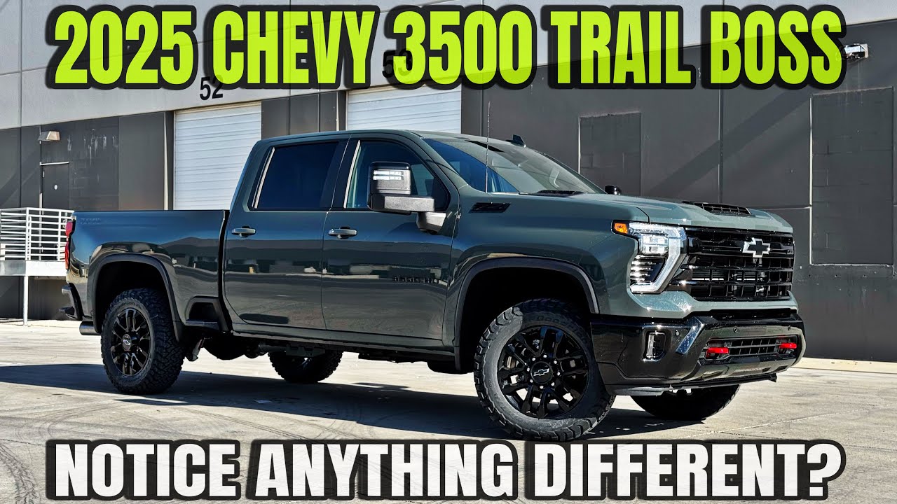 2025 Chevy Silverado 3500 Trail Boss New Color: Best Bargain HD Truck!