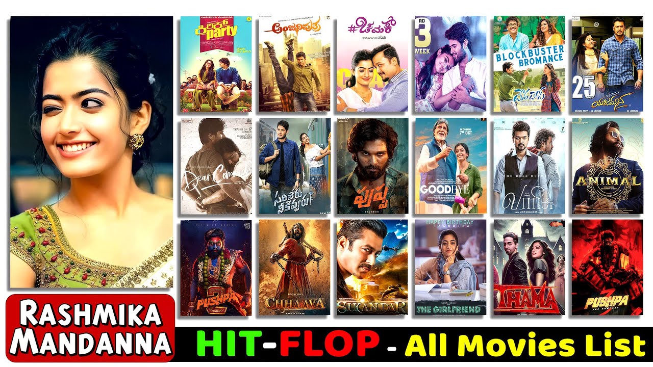 Rashmika Mandanna Hit and Flop Movies EXPOSED! || Rashmika mandanna all Movies Box Office Collection