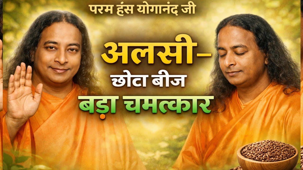 अलसी खाने के चमत्कारी फायदे 👌🏽|| परम हंस योगानंद जी 