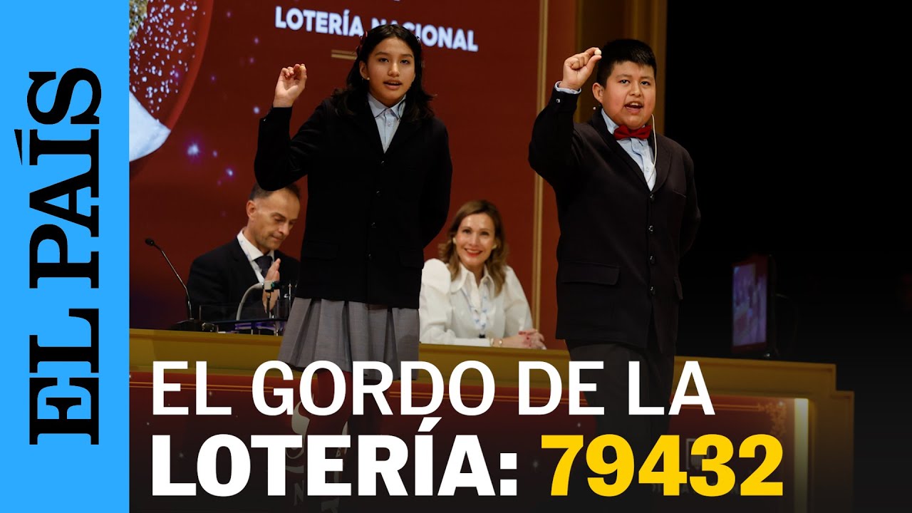LOTER&Iacute;A DE NAVIDAD | 79432 es EL GORDO de la Loter&iacute;a de Navidad 2025 | EL PA&Iacute;S