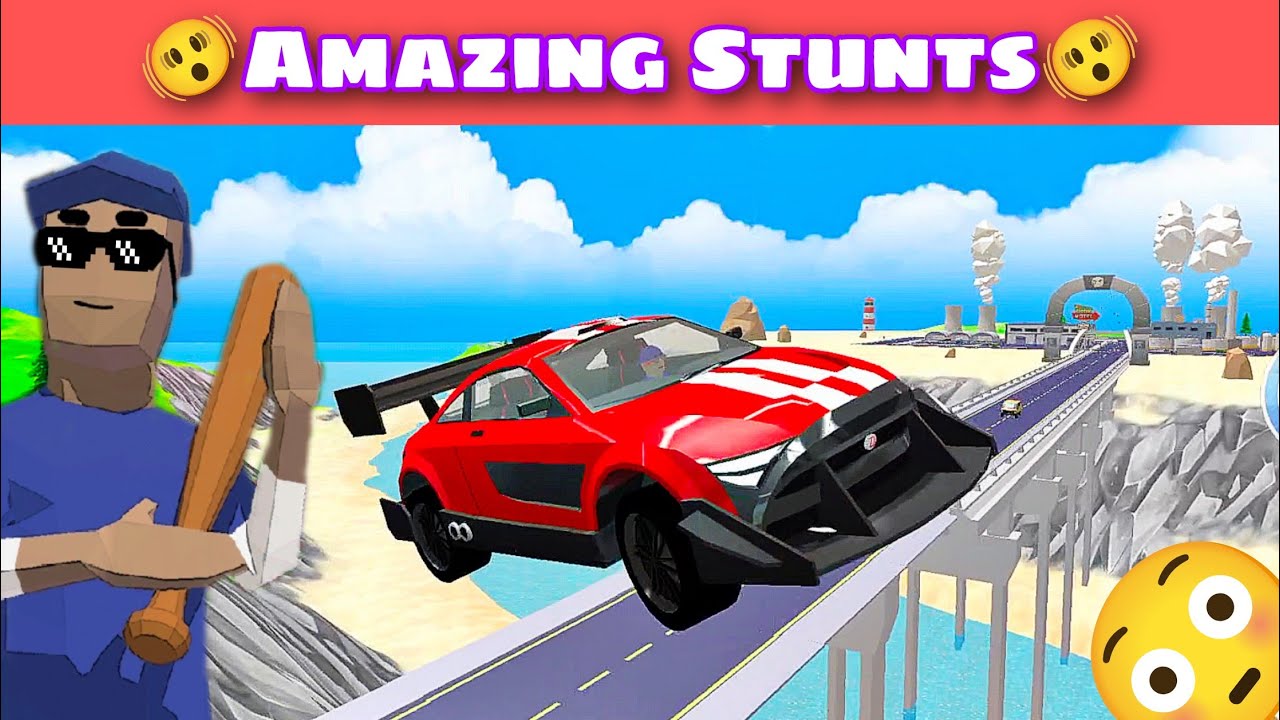 Amazing Stunts & Ragdolls In Dude Theft Wars.😎