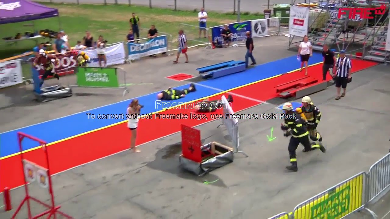 Firefighter Combat Challenge 14.07.2018r Jihlava - Sztafeta FCC Poland win 1:10