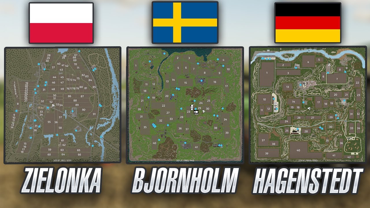 NA JAKICH KRAJACH WZOROWANE SĄ MAPY W FARMING SIMULATOR?!