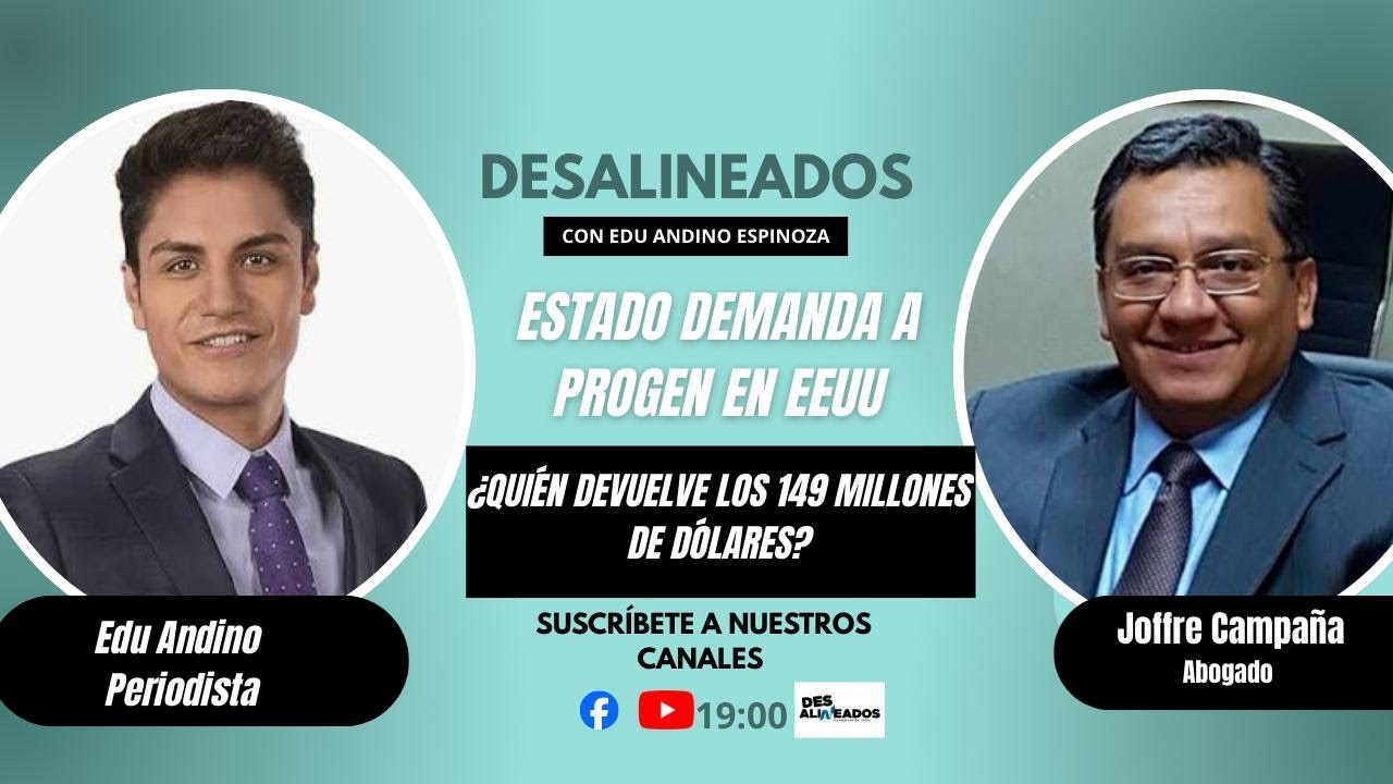 Estado demanda a Progen ¿Quién devuelve los USD 149 millones? | Joffre Campaña