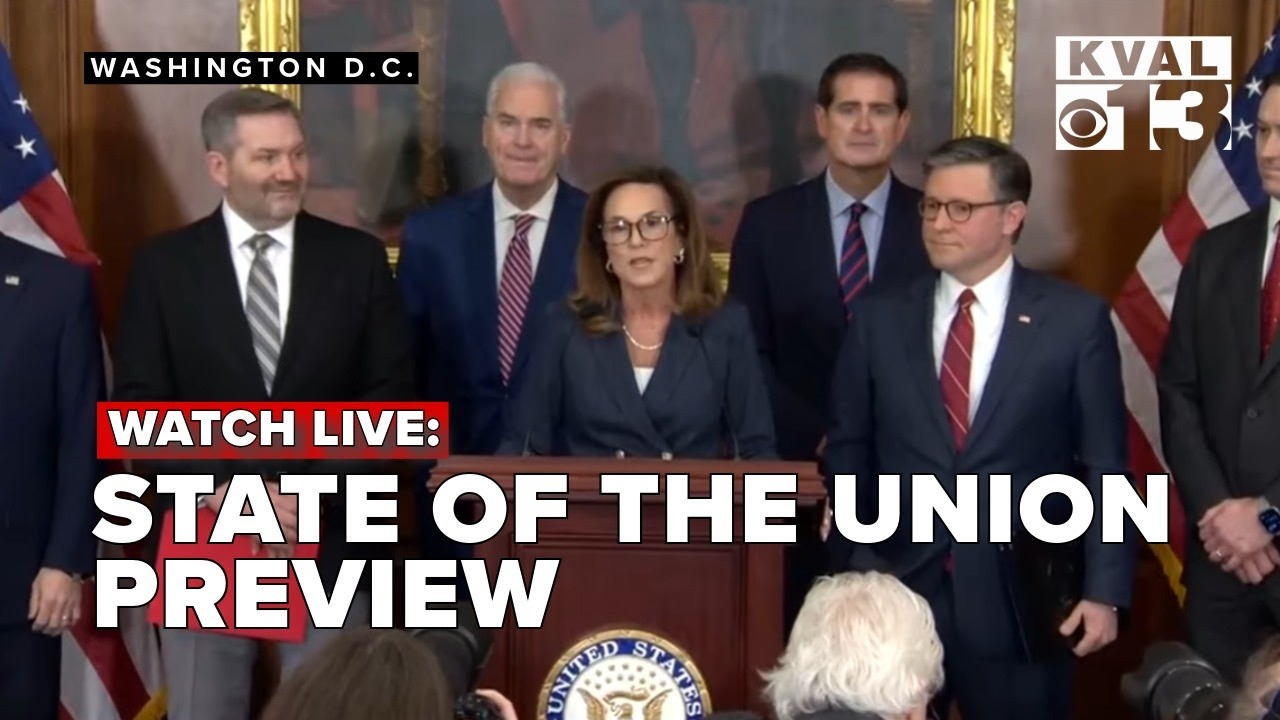 House GOP leaders hold news conference ahead of Trump’s State of the Union address