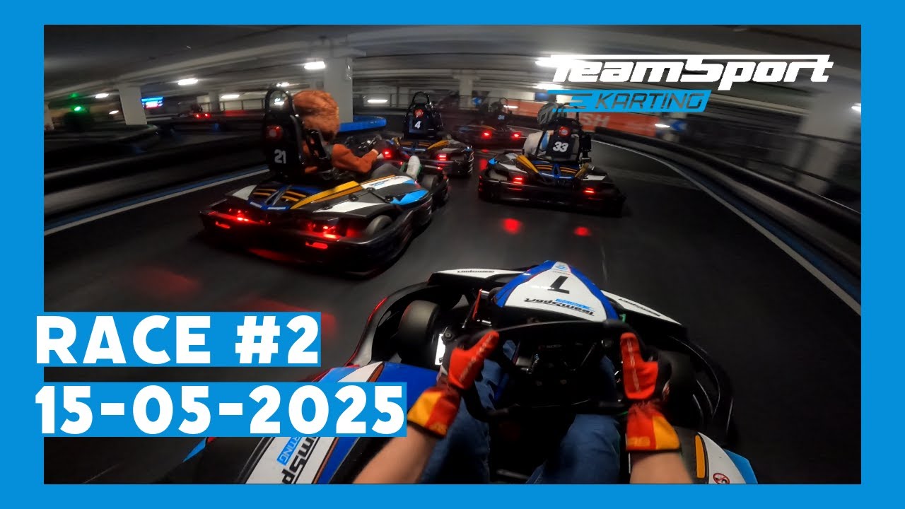 My sh*t-seat - TeamSport E-Karting Utrecht The Wall | Race #2 | 15-05-2025