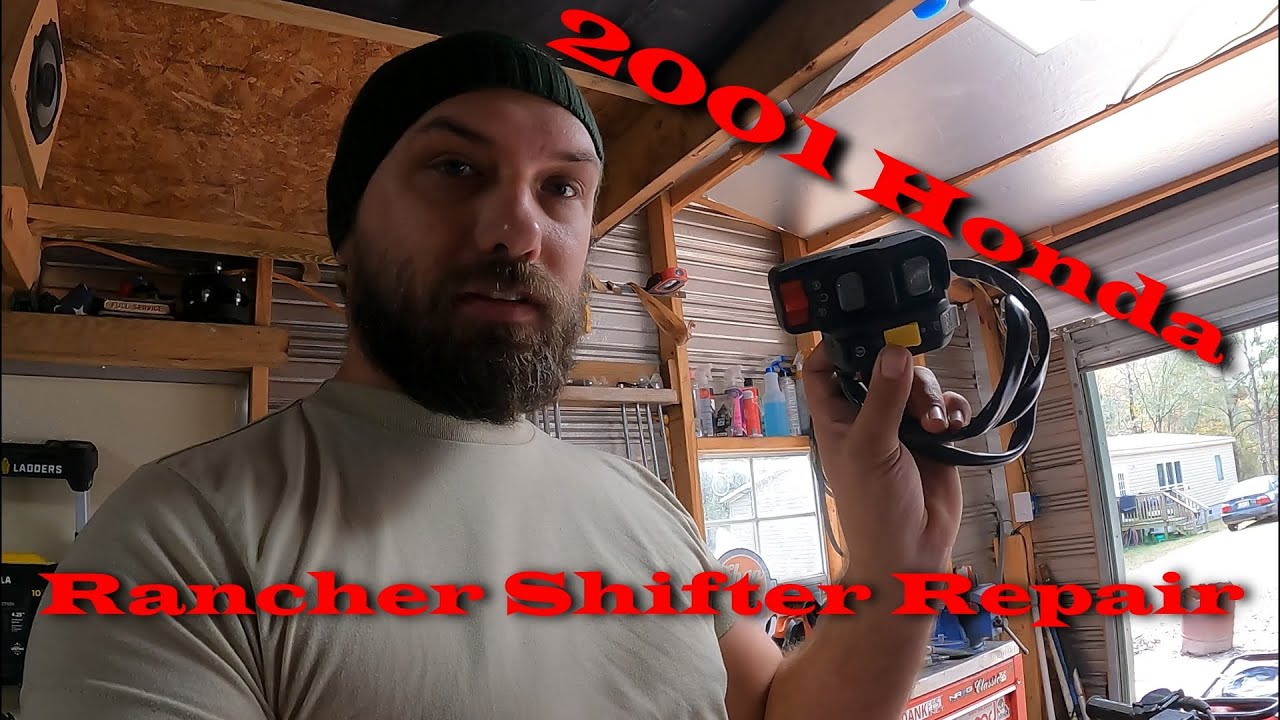 Ремонт электрического переключателя передач Honda Rancher