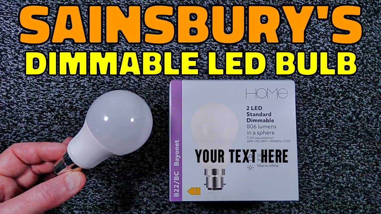 Inside a Sainsbury's dimmable LED bulb