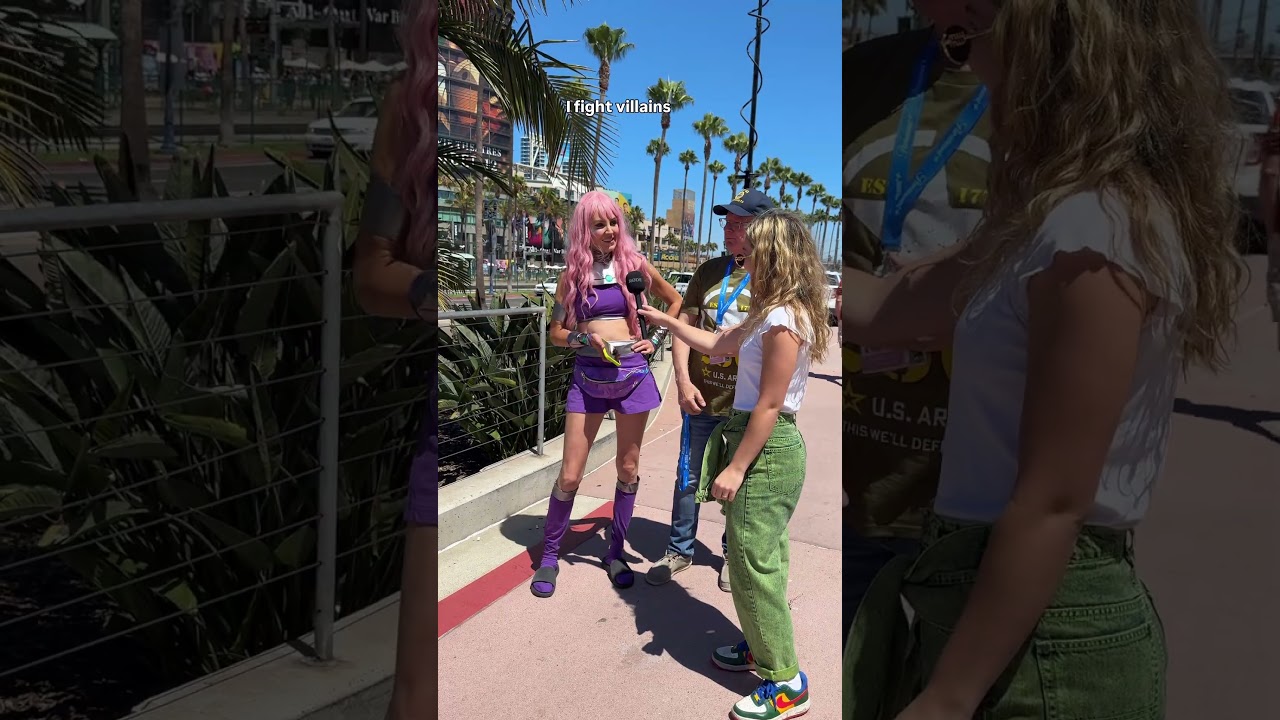 Asking Comic Con cosplayers what they do for a living!
