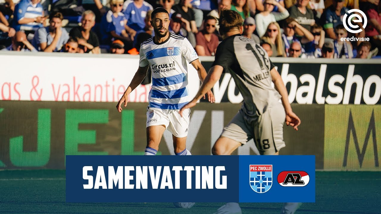 Samenvatting PEC Zwolle - AZ | Eredivisie
