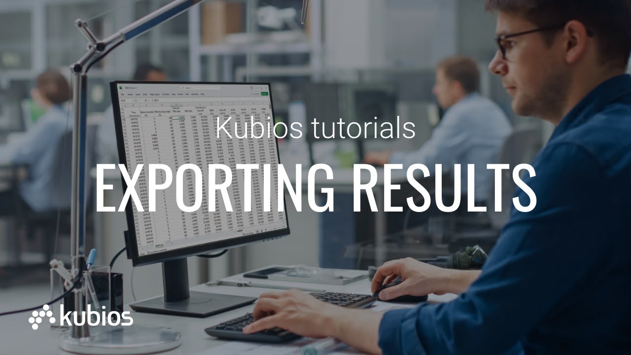 Kubios HRV tutorial: Saving and Exporting HRV Analysis Results
