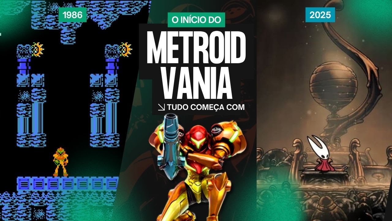 O Nascimento do METROIDVANIA! A Hist&oacute;ria de Metroid | O Jogo Que Revolucionou os Games de 8 Bits