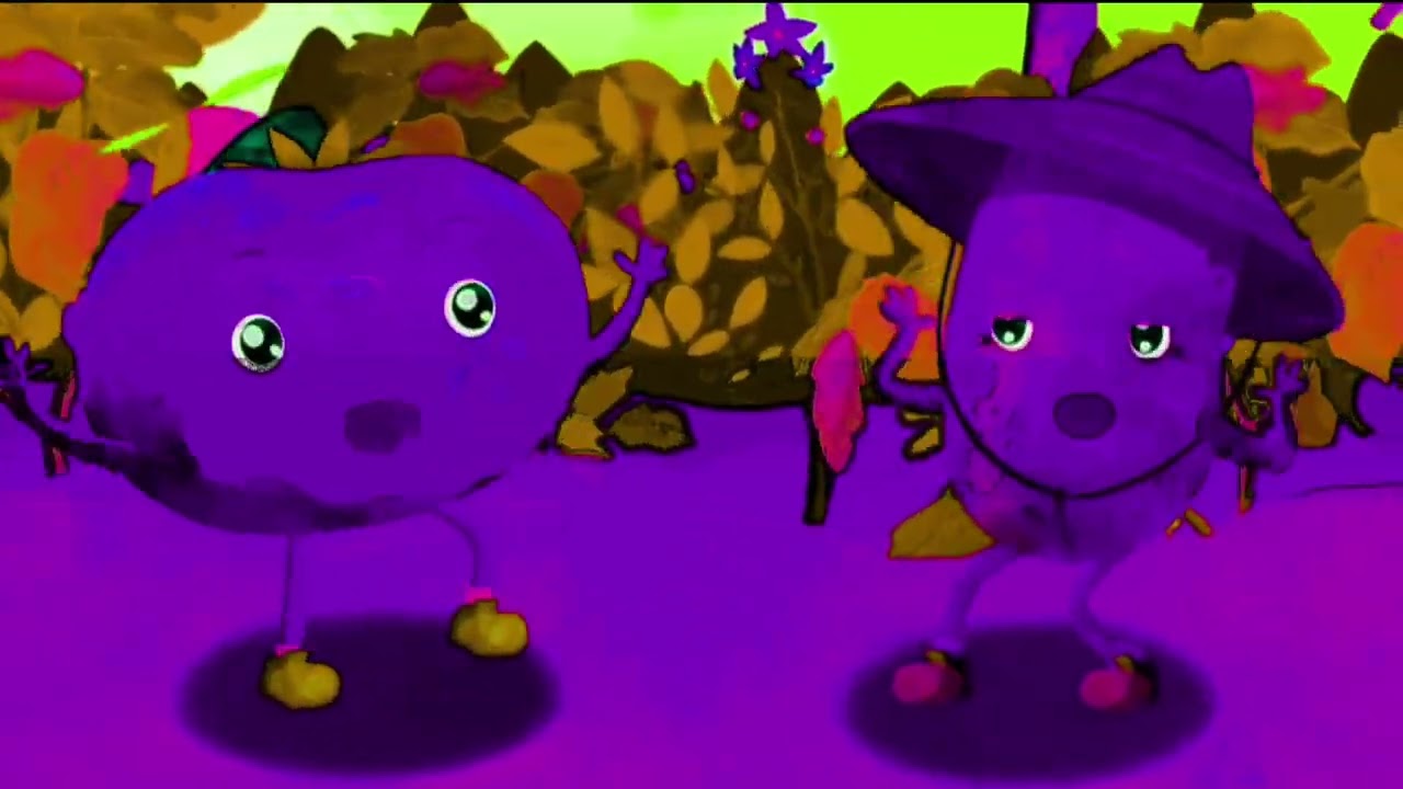 The Dancing Vegetables 🍆 With Matching Colors in Different Ways