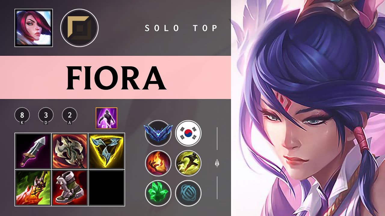 Fiora Top vs Tryndamere - KR Diamond Patch 26.02