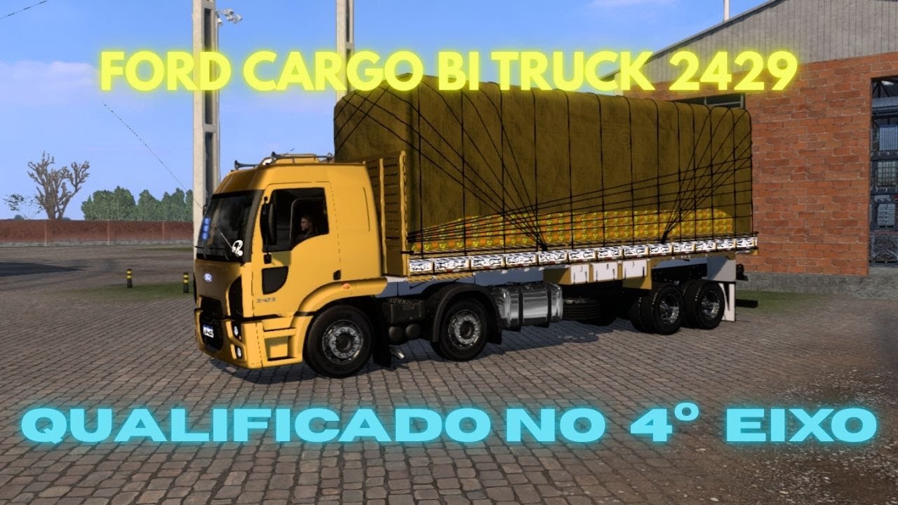 Ets2 1.54 FORD CARGO BI TRUCK 2429 MAPA ELDORADO PRO