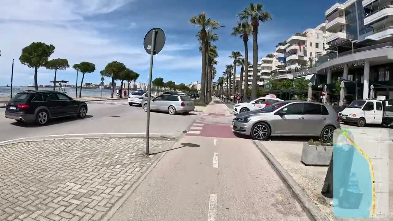 ALWALK: Lungomare in Vlorë (Vlora), Albania