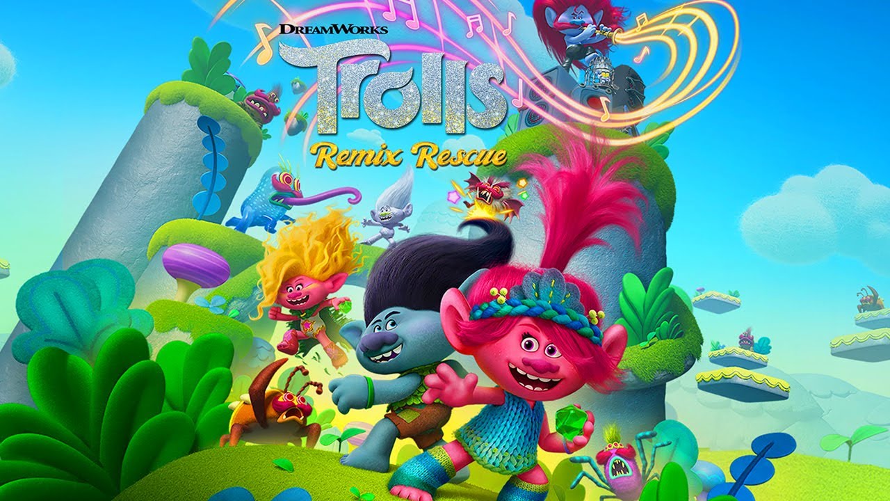 Full Game DreamWorks Trolls Remix Rescue Gameplay Walkthrough Nintendo Switch No Commentary