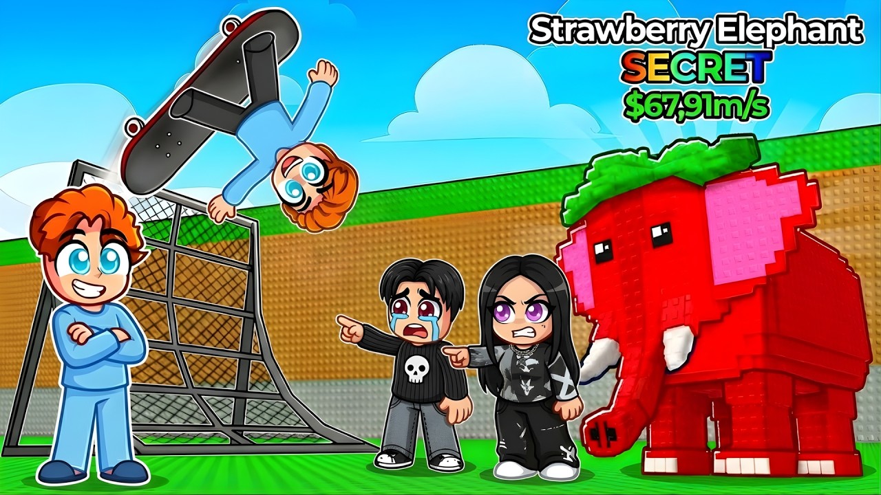 Jag Gjorde Ett Barn Arg Och Hans Mamma Joinade I Skateboard F&ouml;r Brainrots.. (Roblox)