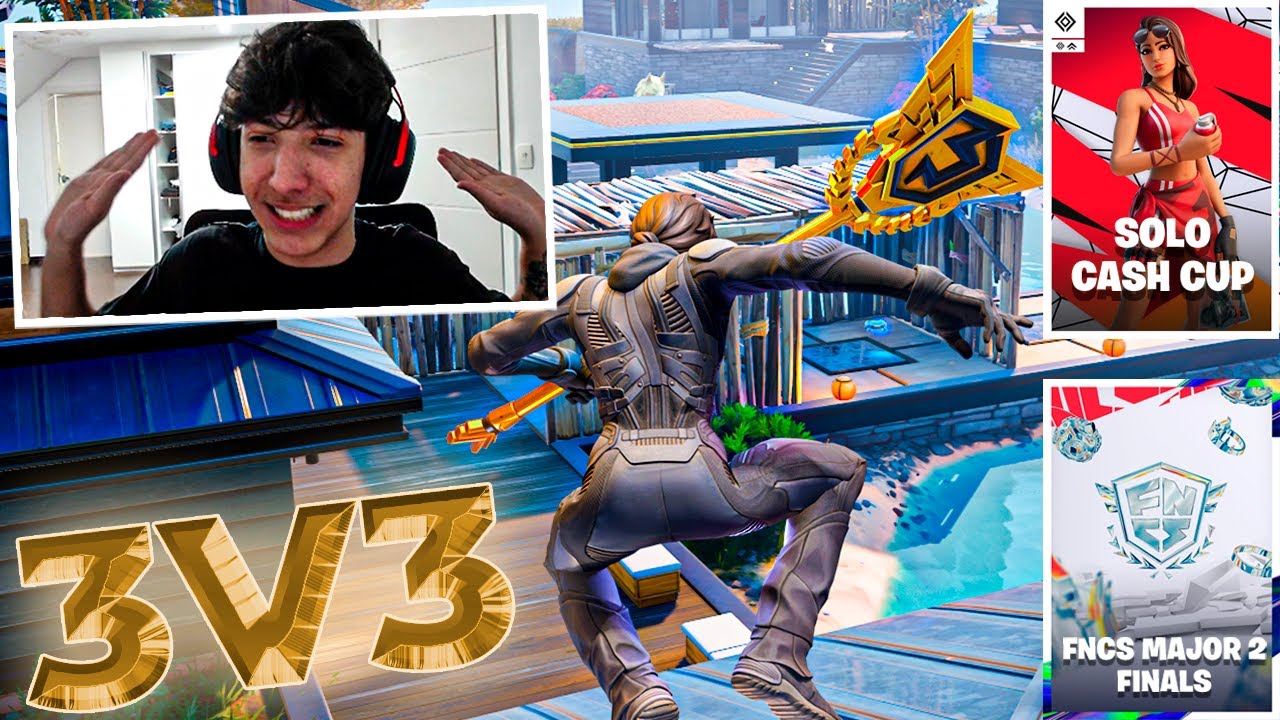 (Aura) FIGHT 3V3 E 1V1 DOS PROS NA FNCS E CASH&nbsp;CUPS!&nbsp;#55