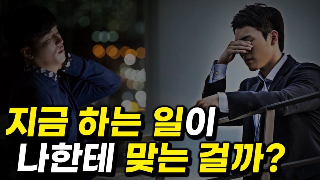 인생이 행복해지는 '나에게 딱 맞는 직업' 찾는 방법 | 라이프코드 모아보기