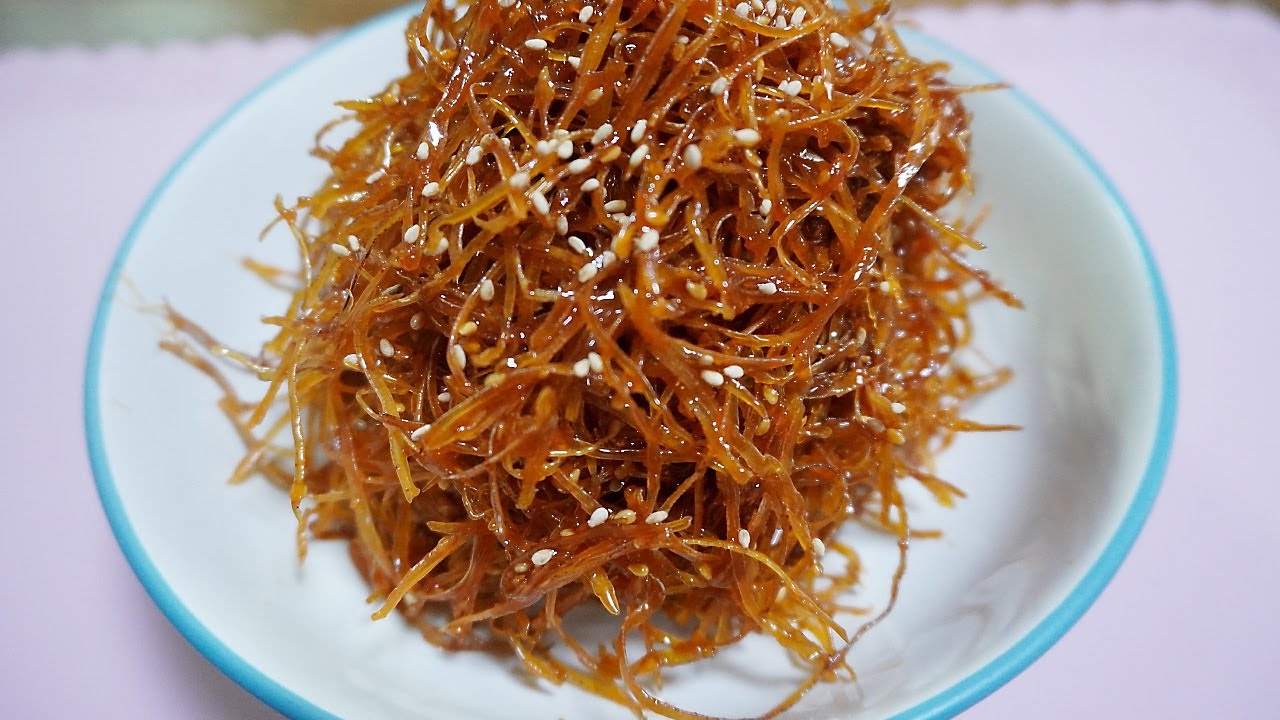 오징어채무침 맛있게 만드는법 - 오징어실채 윤기나고 부드럽게 하는 황금레시피