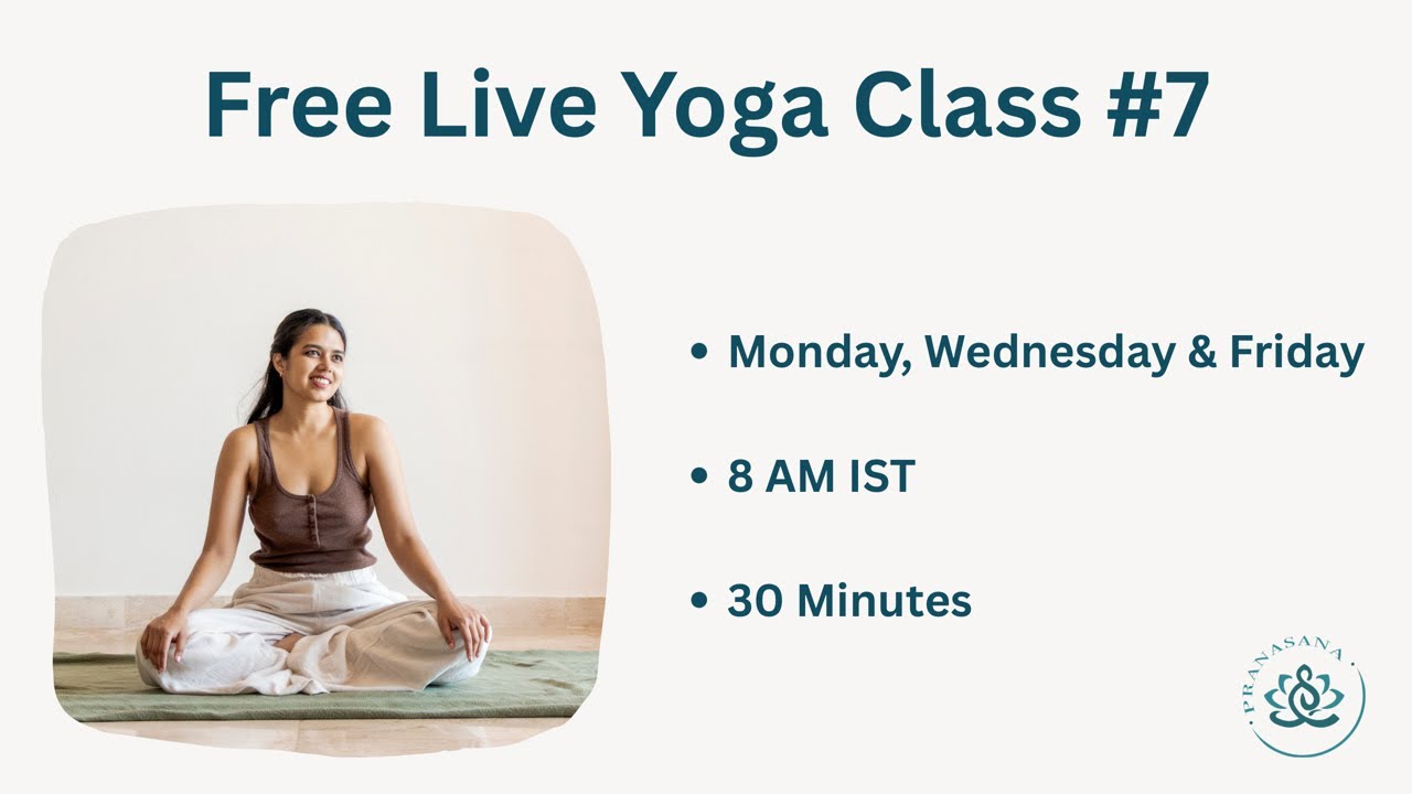 Free Live Yoga Class #7 | 30 Mins | Move Every Part of Your Body