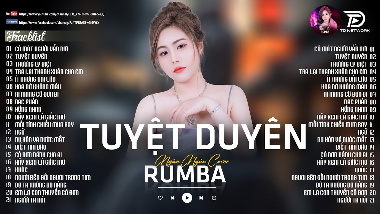 TUYỆT DUYÊN, THƯƠNG LY BIỆT - ALBUM RUMBA XUẤT SẮC NHẤT 2025 - NGÂN NGÂN COVER CỰC HÓT