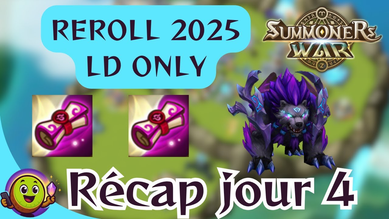 Summoners War LD ONLY REROLL - Nouvelles invocations 💩 et Gorgo 2A avec une bonne avancée