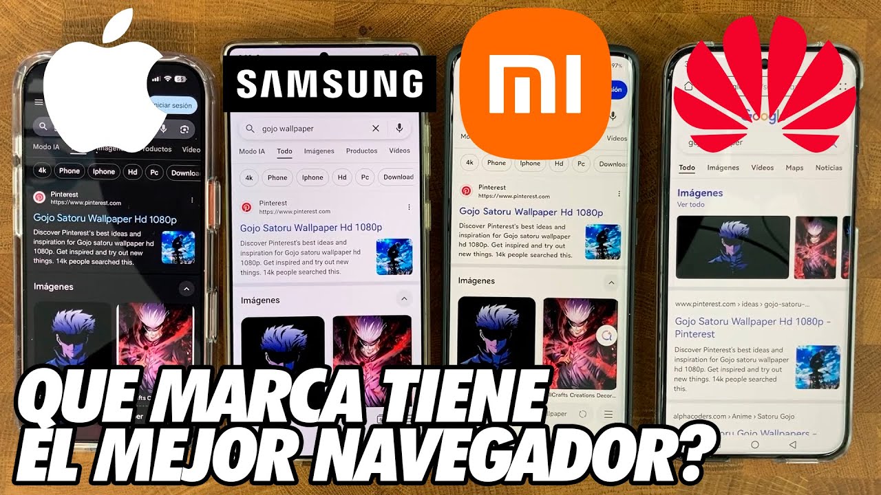 Cual es el Mejor Navegador de Internet? Apple, Samsung, Xiaomi, Huawei