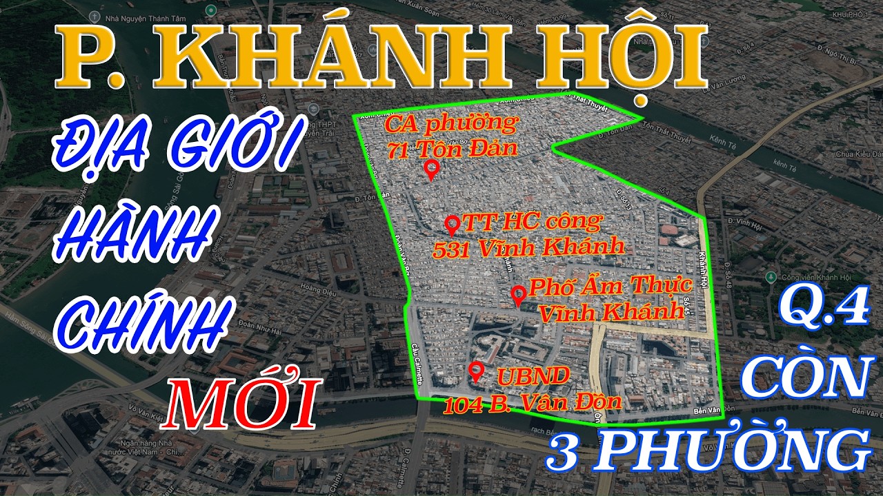 Phường Khánh Hội | Địa Giới – Hành Chính | Phố Ẩm Thực Vĩnh Khánh | Quận 4 TP.HCM